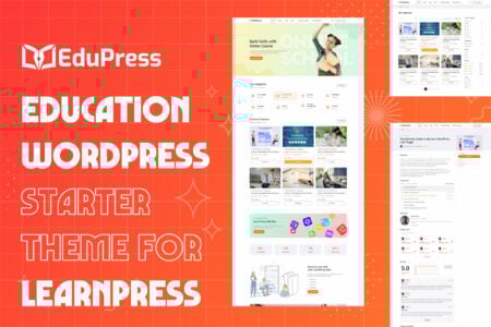 Education WordPress Starter Theme For LearnPress (Free)