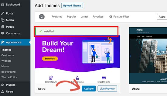 Beginners Guide: How to Install WordPress Theme (Step-by-Step) 18 active theme how to install wordpress theme