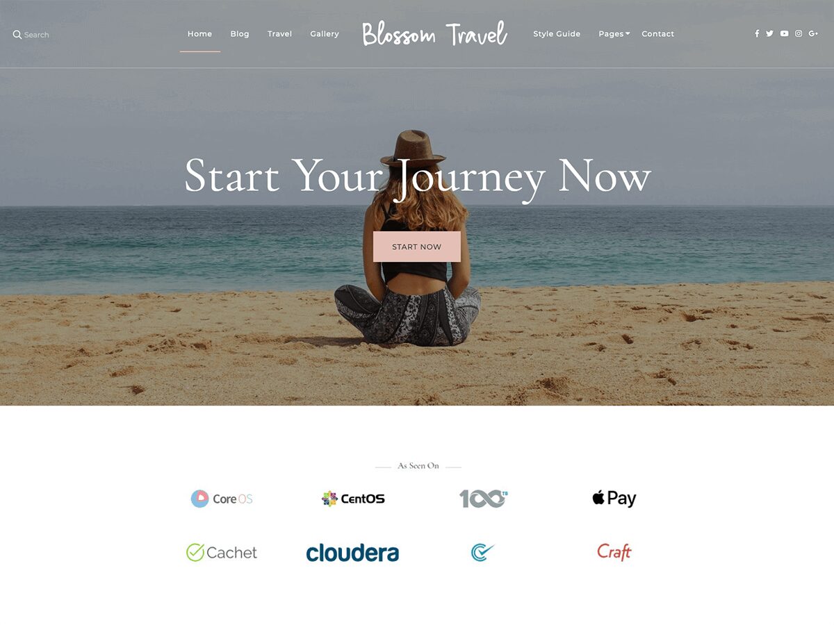 Best WordPress Themes for Travel Blogs 9 Blossom Travel blog