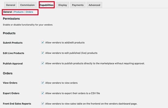 Capabilities General