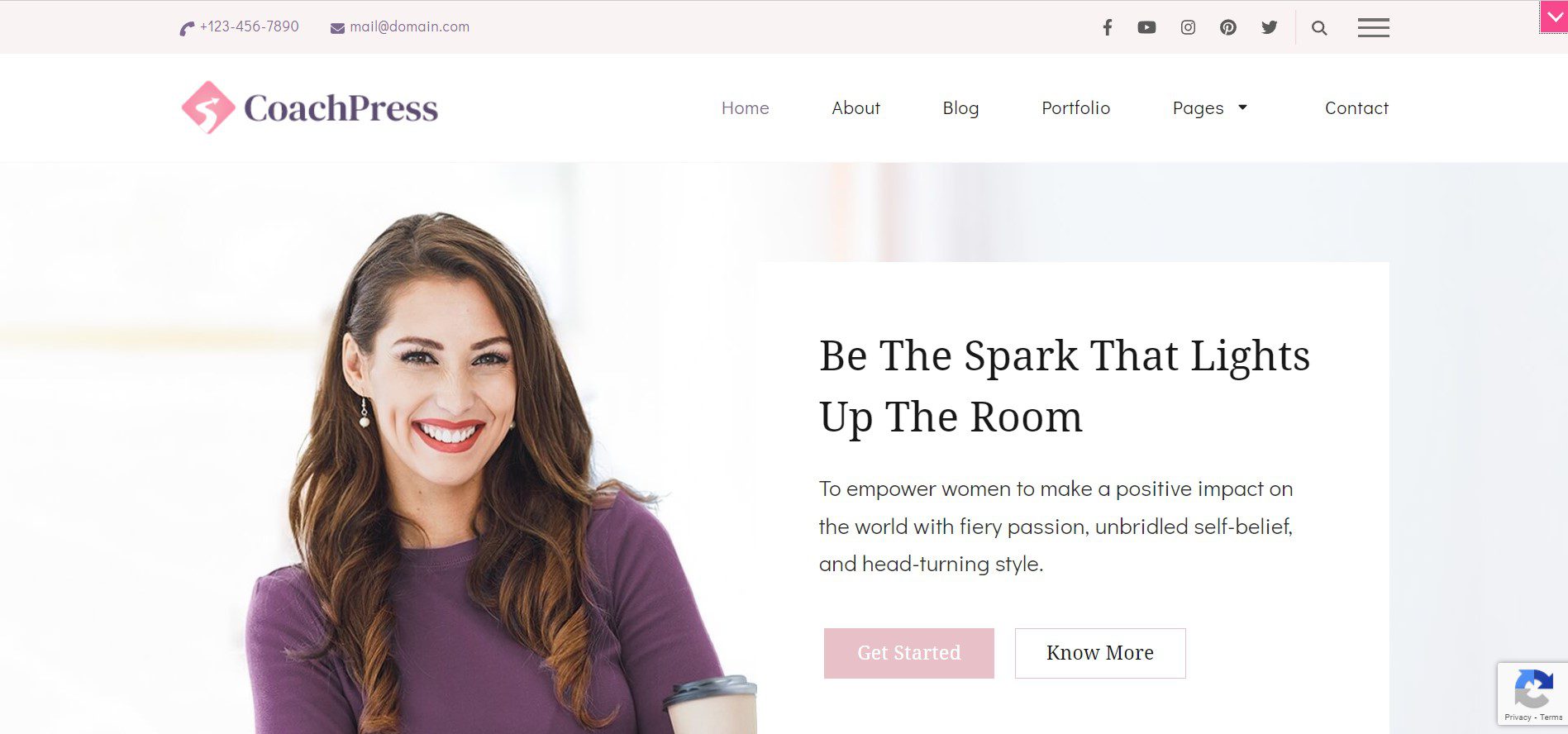 coachpress lite - education free landing page wordpress theme for sorcerer's apprentice
