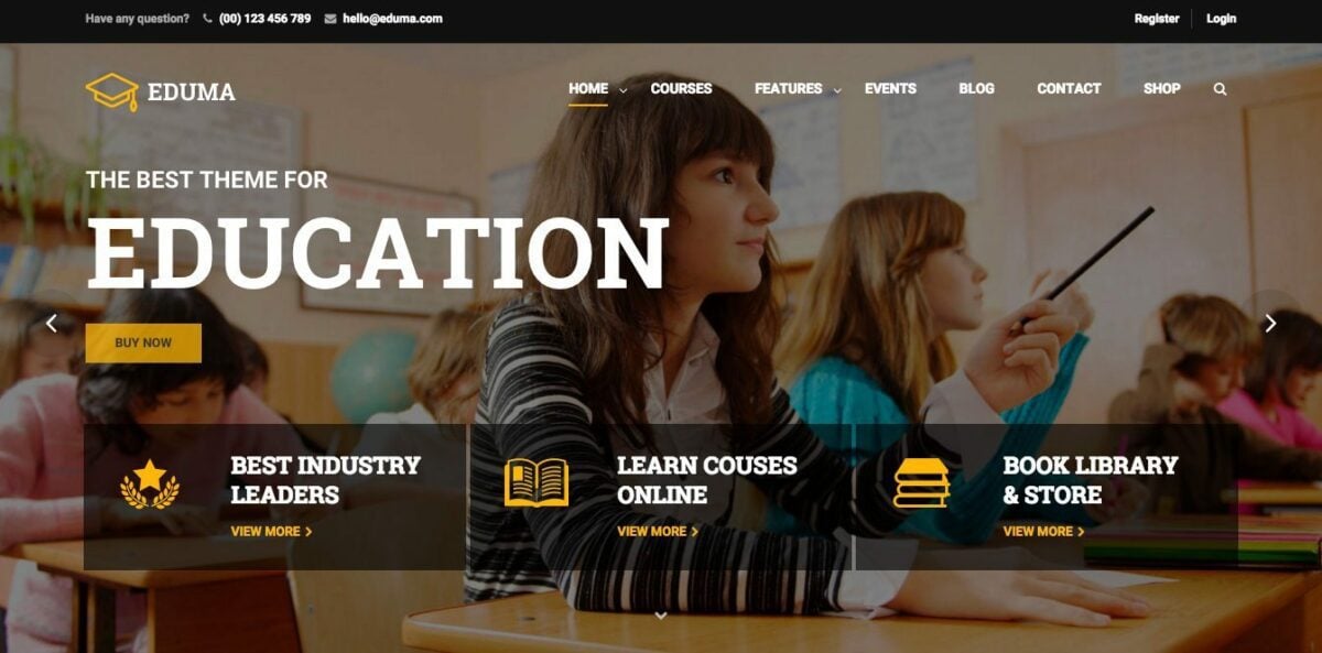 eduma education wordpress theme learnpress