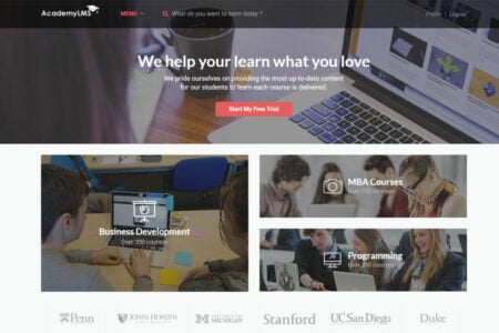 home page academy