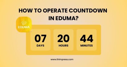 How To Operate Countdown in Eduma Theme