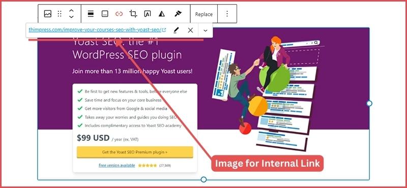 Internal Linking Strategy: Image for Internal Link Example