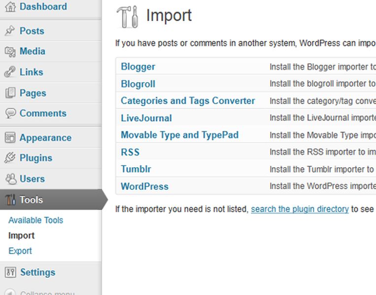 What are Tools in WordPress? 2 WordPress Tools Tab Import: What Are Tools