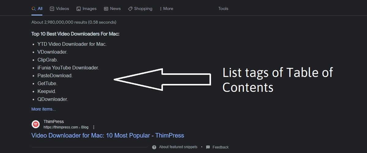 List Tags In HTML To Boost SEO