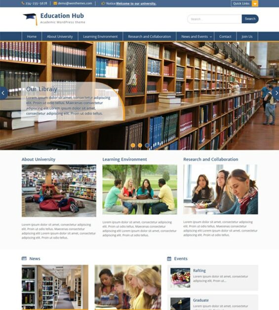 Best Free Education Themes for WordPress 10 free education theme