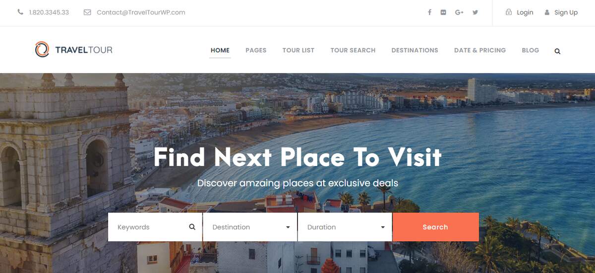 Top 30 Travel WordPress Themes (Expert-Picked) 40 Travel Tour Theme