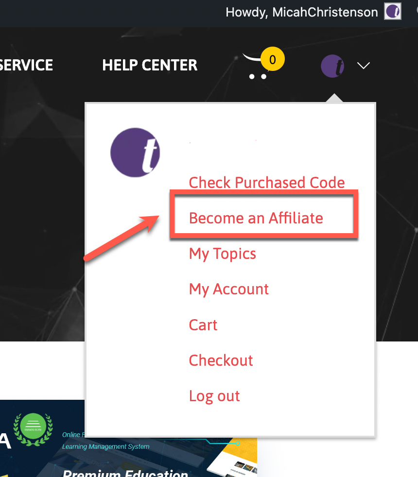 How to Create a ThimPress Account and Access Support? 12 become an affiliate