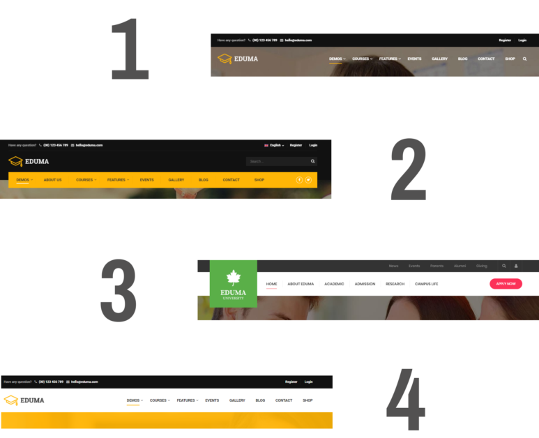 Eduma - LMS WordPress Theme 9 header 1