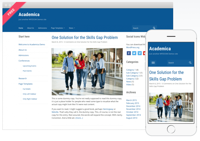 Best Free Education Themes for WordPress 11 free education theme