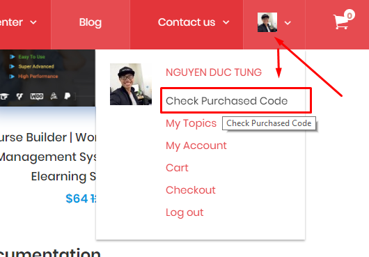 How to Create a ThimPress Account and Access Support? 10 thimpress check purchased code