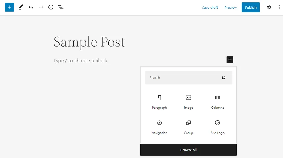 What Are WordPress Blocks? 5+ Best WordPress Block Plugins 14 Adding a Block on The WordPress Block Editor