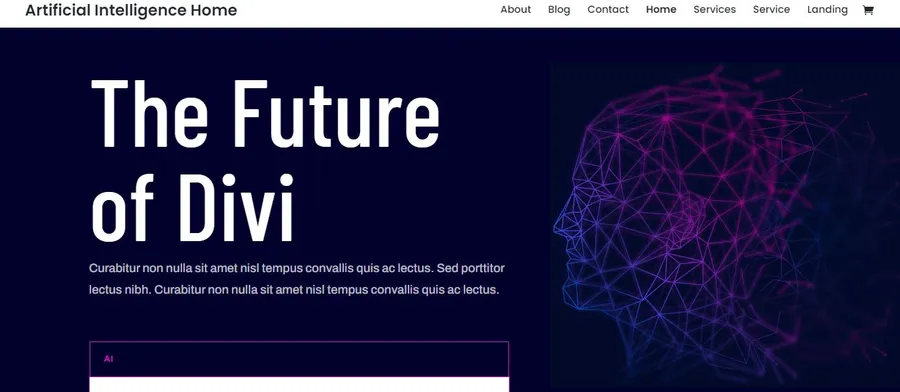 AI Divi WordPress Theme