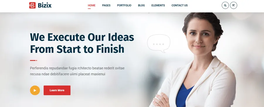 9+ Best Professional Corporate WordPress Themes 13 Bizix