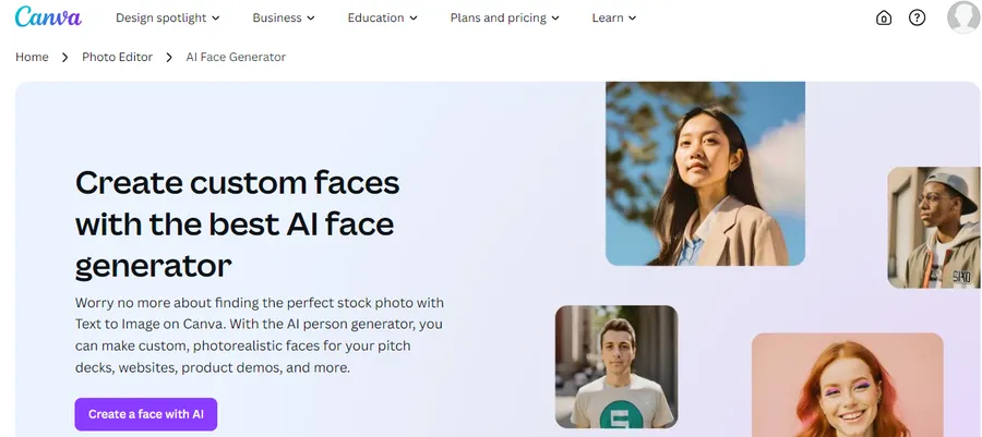 15+ Best Canva AI Generator Tools 27 Canva AI Face Generator