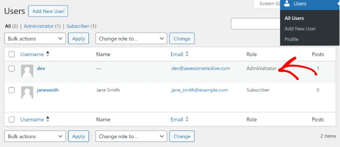 How to Fix Plugins Disappearing From WordPress Dashboard 5 Check User Roles