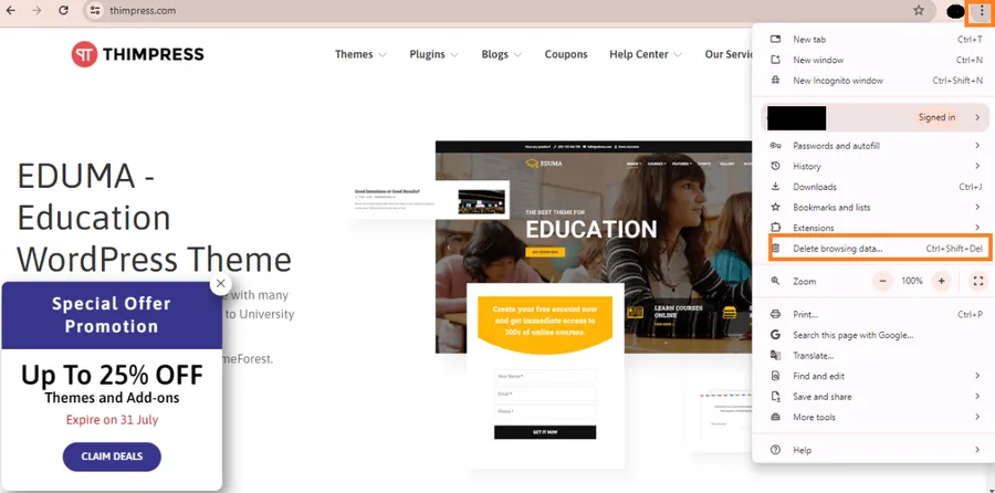 How to Fix Plugins Disappearing From WordPress Dashboard 7 Clear Cache Google Chrome