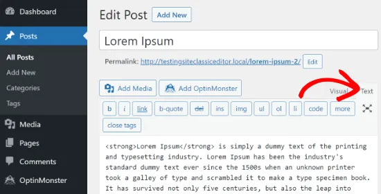 How to Edit HTML in WordPress (Easy Beginner's Guide) 12 How to Edit HTML in WordPress Classic Editor