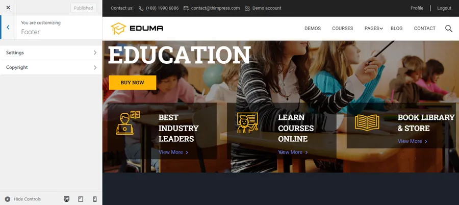 How To Edit Eduma Theme: A Comprehensive Guide 22 Customizing Eduma Footer