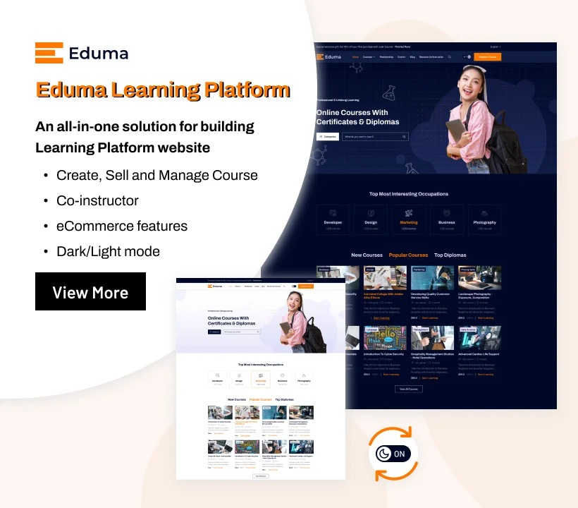 Review Eduma: Top 1 Education WordPress Theme on Envato Market 6 Demo Learning Platform