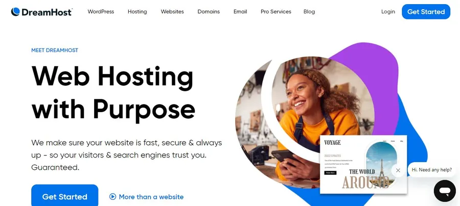 Dreamhost Hosting Provider for WordPress