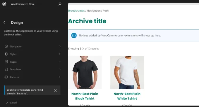 Edit Theme In Full Site Editor