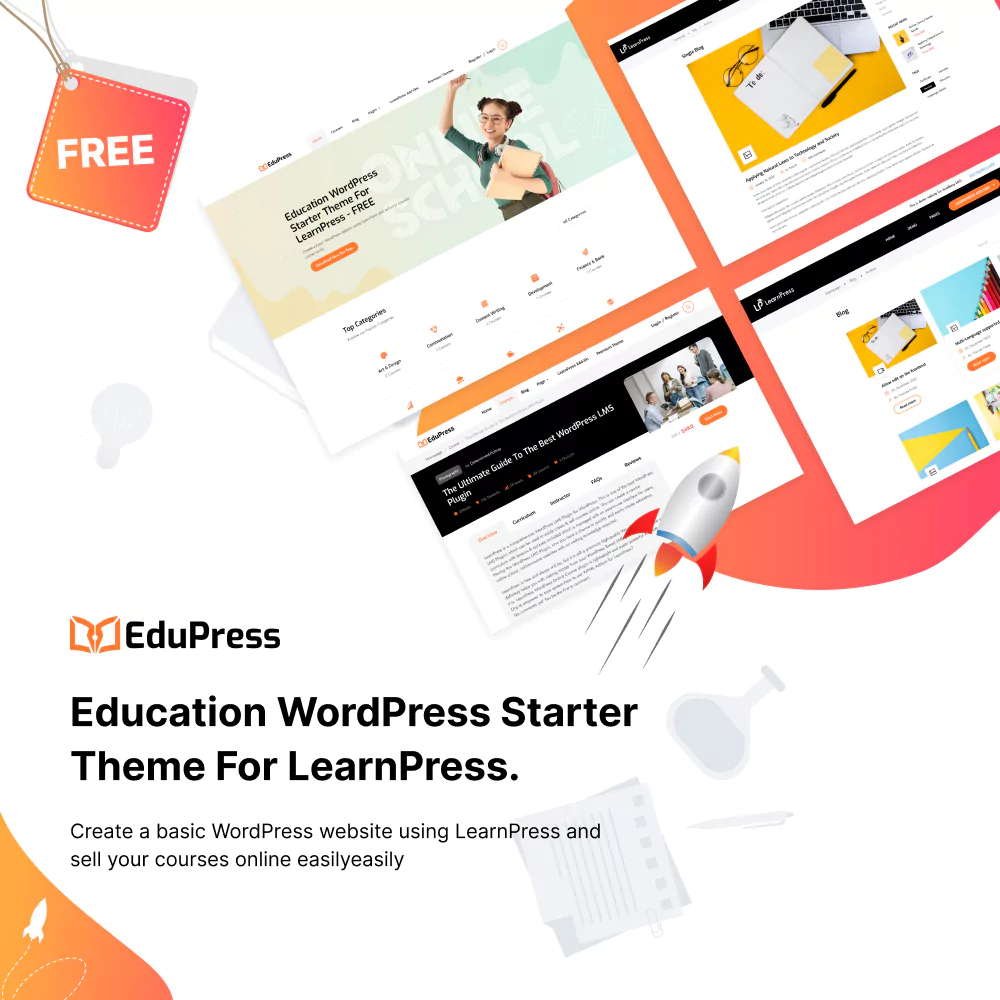 EduPress - LearnPress free theme