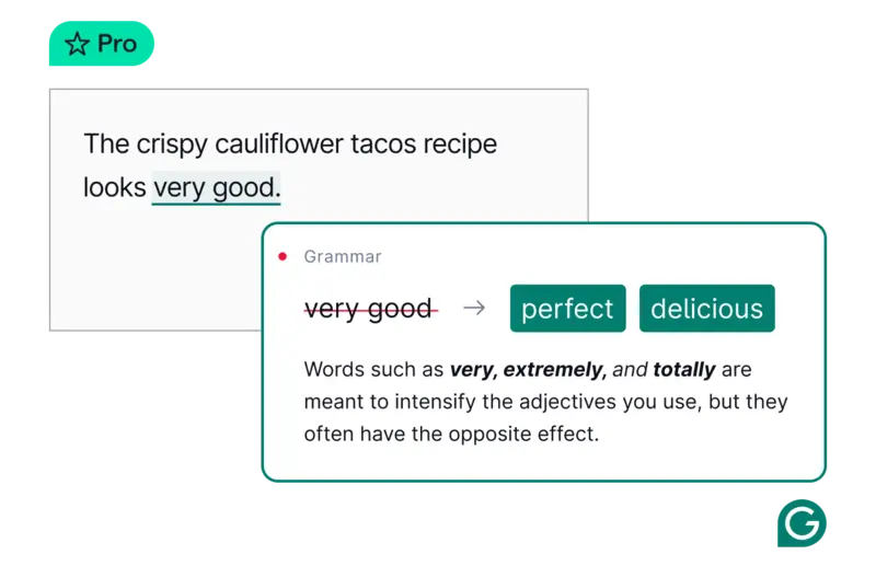 Grammarly Interface
