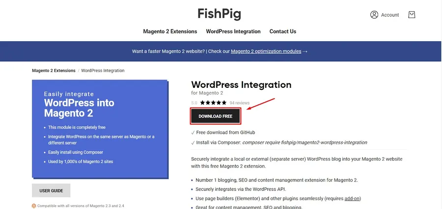Installing Fishpig