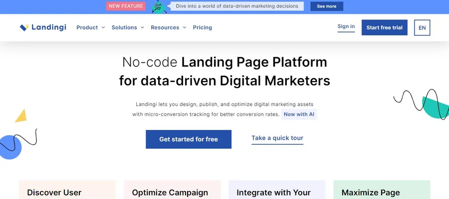 8+ Best AI Landing Page Generators 11 Landingi