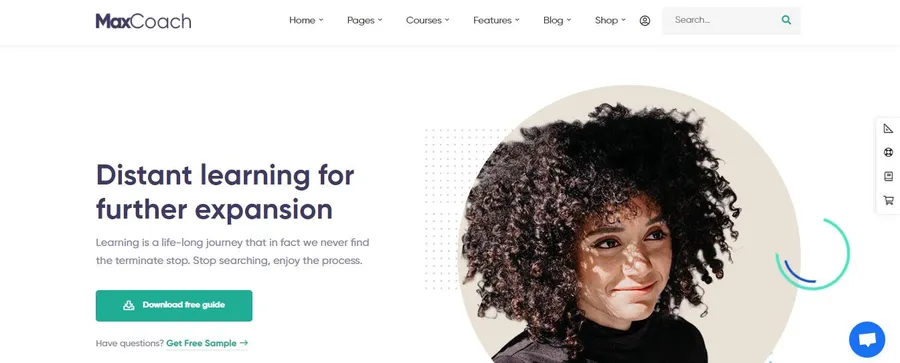 7+ Best Coaching WordPress Themes for Online Coaches 10 MaxCoach Online Courses Personal Coaching and Education WP Theme