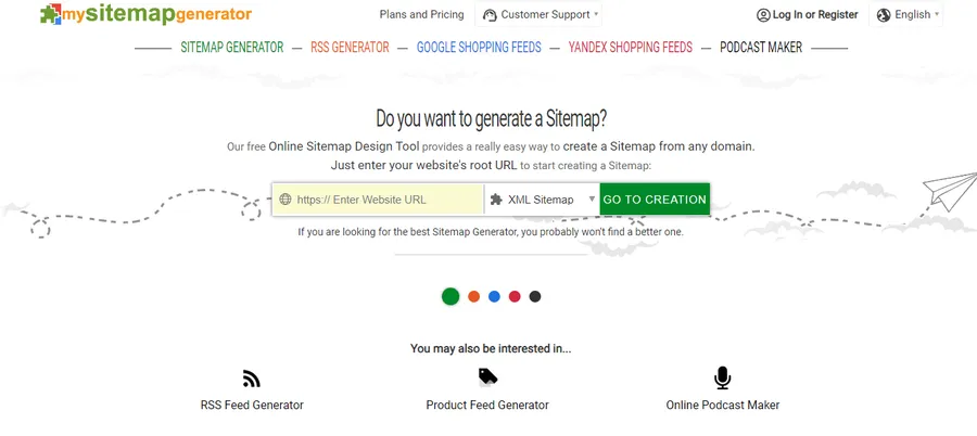 13+ Best Free HTML Sitemap Generators 14 mysitemapgenerator