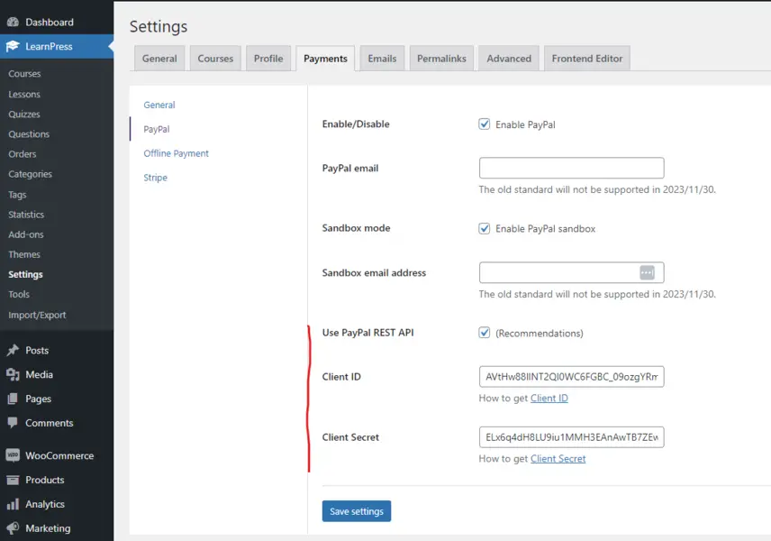 PayPal Standard Error