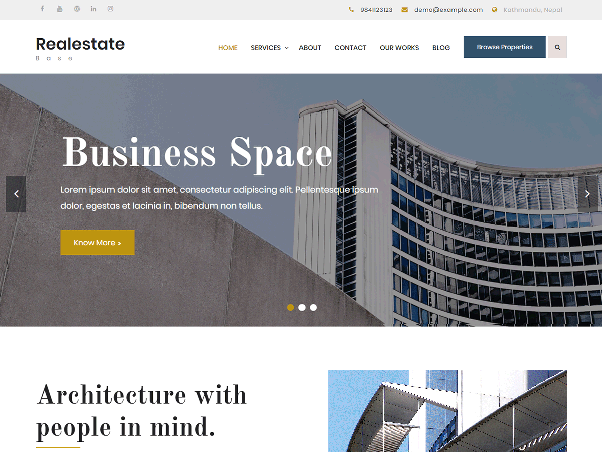 10+ Best Free Real Estate WordPress Themes 15 Realestate Base