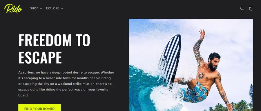 Ride Free Shopify Theme