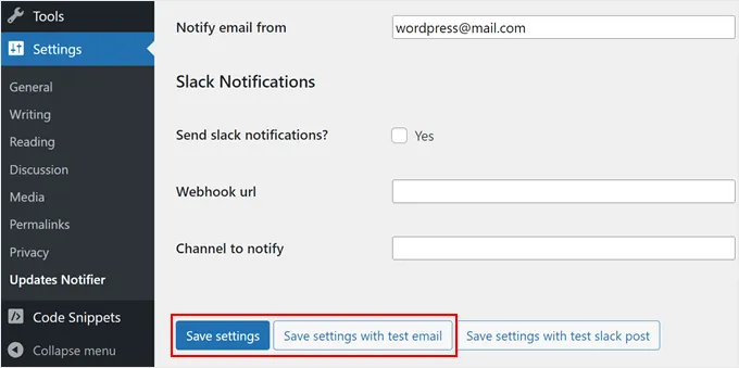 Save Updates Notifier