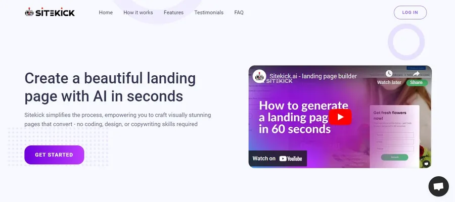 8+ Best AI Landing Page Generators 10 Sitekick AI Landing Page