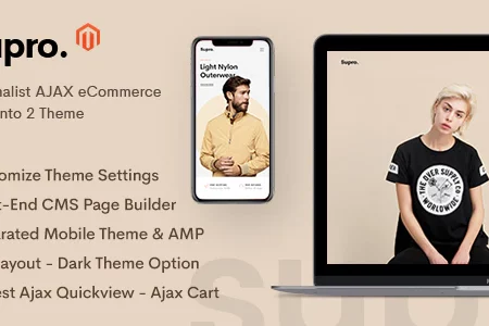 Supro – Minimalist AJAX Magento 2 Theme