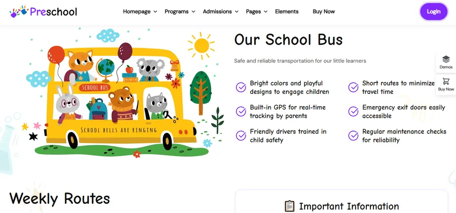 Transportation PreSchool