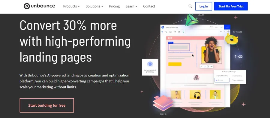 8+ Best AI Landing Page Generators 13 Unbounce