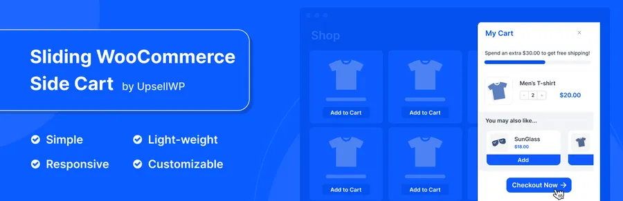 UpsellWP Side Cart for WooCommerce