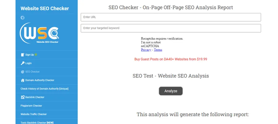 13+ Best Free HTML Sitemap Generators 15 websiteseochecker