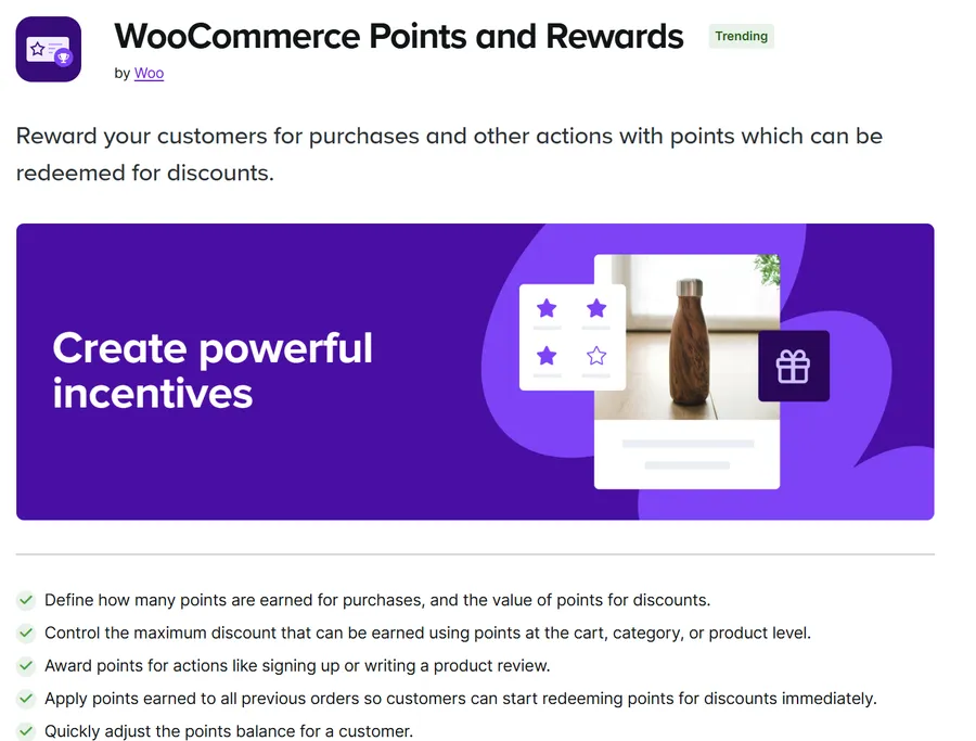 WooCommerce Points and Rewards