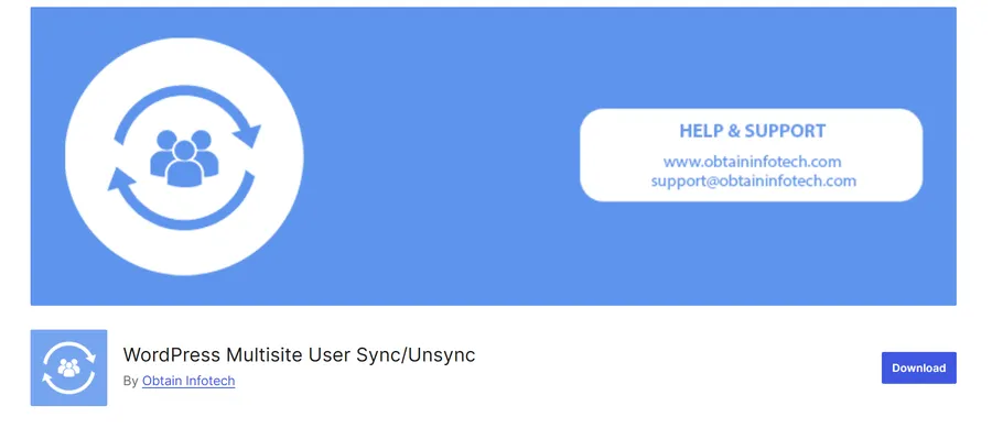 WordPress Multisite User Sync/Unsync