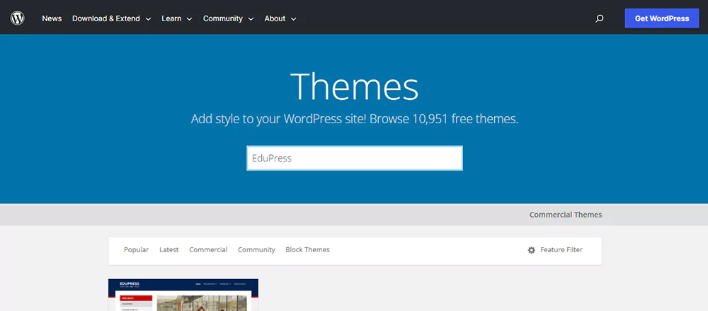 What is a Theme: WordPress Theme Directory