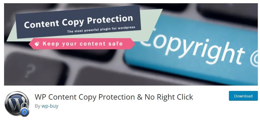 WP Content Copy Protection & No Right Click
