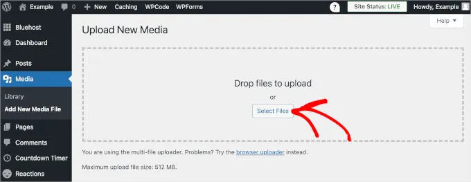 Fix Image Upload Issue in WordPress