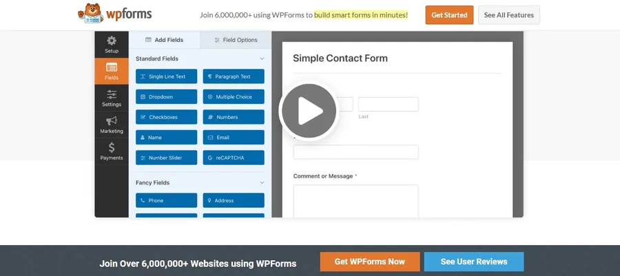Wpforms WordPress Survey Plugin